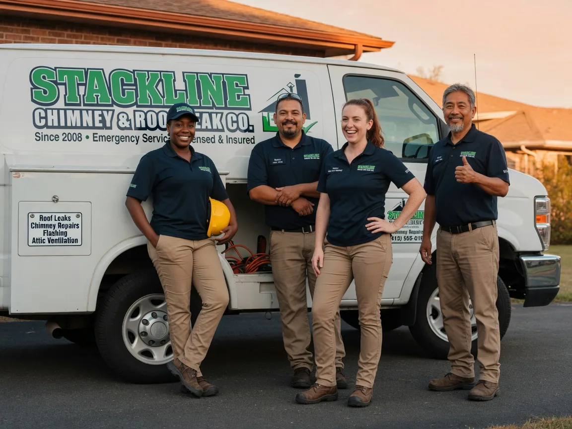 Chimney flashing repair company in Independence, LA